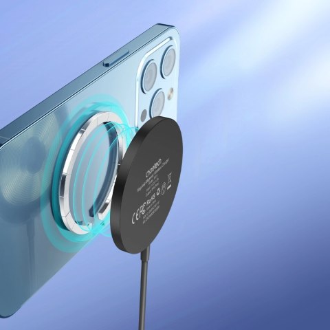 Choetech bezprzewodowa ładowarka magnetyczna 15W MagSafe do iPhone 12/13/14 czarna (T518-F-BK) Choetech bezprzewodowa ładowarka magnetyczna 15W MagSafe do iPhone 12/13/14 czarna (T518-F-BK)