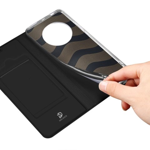 Dux Ducis Skin Pro etui do Honor Magic5 pokrowiec z klapką portfel na kartę podstawka czarne Dux Ducis Skin Pro etui do Honor Magic5 pokrowiec z klapką portfel na kartę podstawka czarne