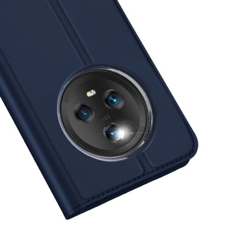 Dux Ducis Skin Pro etui do Honor Magic5 pokrowiec z klapką portfel na kartę podstawka niebieskie Dux Ducis Skin Pro etui do Honor Magic5 pokrowiec z klapką portfel na kartę podstawka niebieskie