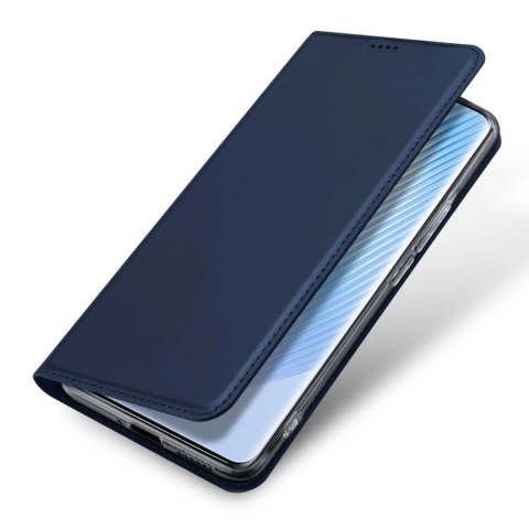 Dux Ducis Skin Pro etui do Honor Magic5 pokrowiec z klapką portfel na kartę podstawka niebieskie Dux Ducis Skin Pro etui do Honor Magic5 pokrowiec z klapką portfel na kartę podstawka niebieskie