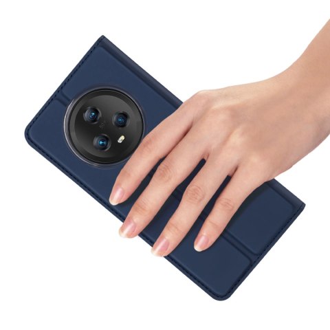 Dux Ducis Skin Pro etui do Honor Magic5 pokrowiec z klapką portfel na kartę podstawka niebieskie Dux Ducis Skin Pro etui do Honor Magic5 pokrowiec z klapką portfel na kartę podstawka niebieskie