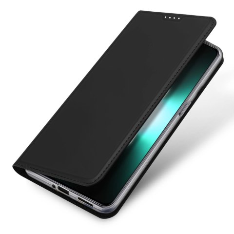 Dux Ducis Skin Pro etui do Realme GT Neo 5 / Realme GT3 pokrowiec z klapką portfel na kartę podstawka czarne Dux Ducis Skin Pro etui do Realme GT Neo 5 / Realme GT3 pokrowiec z klapką portfel na kartę podstawka czarne