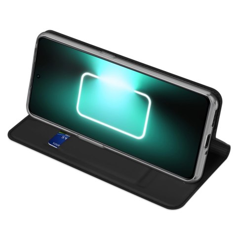 Dux Ducis Skin Pro etui do Realme GT Neo 5 / Realme GT3 pokrowiec z klapką portfel na kartę podstawka czarne Dux Ducis Skin Pro etui do Realme GT Neo 5 / Realme GT3 pokrowiec z klapką portfel na kartę podstawka czarne
