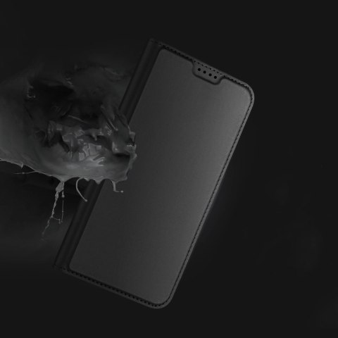 Dux Ducis Skin Pro etui do Realme GT Neo 5 / Realme GT3 pokrowiec z klapką portfel na kartę podstawka czarne Dux Ducis Skin Pro etui do Realme GT Neo 5 / Realme GT3 pokrowiec z klapką portfel na kartę podstawka czarne