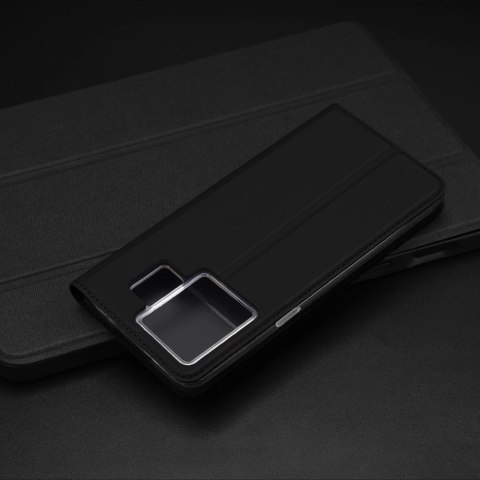 Dux Ducis Skin Pro etui do Realme GT Neo 5 / Realme GT3 pokrowiec z klapką portfel na kartę podstawka czarne Dux Ducis Skin Pro etui do Realme GT Neo 5 / Realme GT3 pokrowiec z klapką portfel na kartę podstawka czarne