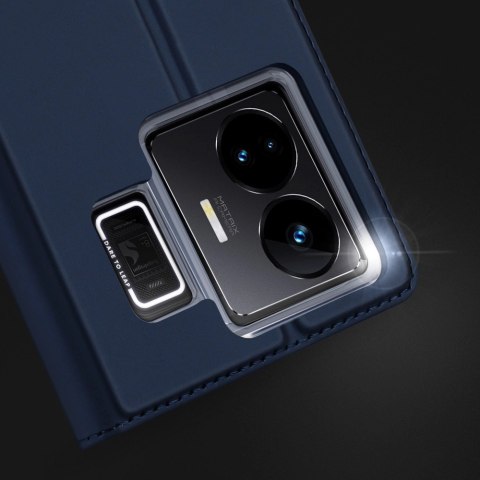 Dux Ducis Skin Pro etui do Realme GT Neo 5 / Realme GT3 pokrowiec z klapką portfel na kartę podstawka czarne Dux Ducis Skin Pro etui do Realme GT Neo 5 / Realme GT3 pokrowiec z klapką portfel na kartę podstawka czarne