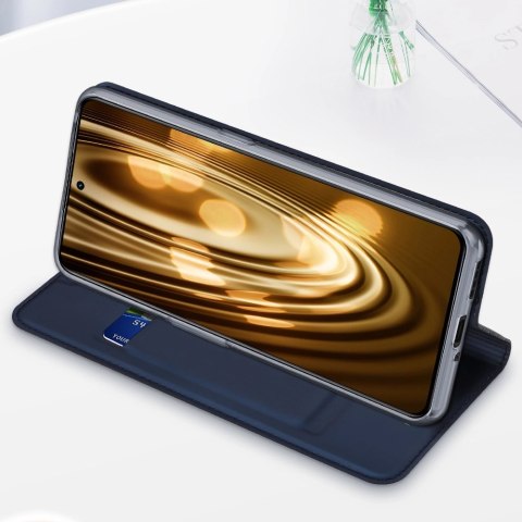 Dux Ducis Skin Pro etui do Realme GT Neo 5 / Realme GT3 pokrowiec z klapką portfel na kartę podstawka czarne Dux Ducis Skin Pro etui do Realme GT Neo 5 / Realme GT3 pokrowiec z klapką portfel na kartę podstawka czarne