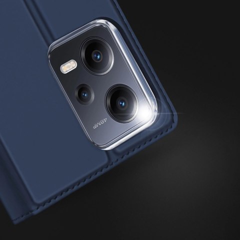 Dux Ducis Skin Pro etui do Xiaomi Redmi Note 12 Pro+ pokrowiec z klapką portfel na kartę podstawka złote