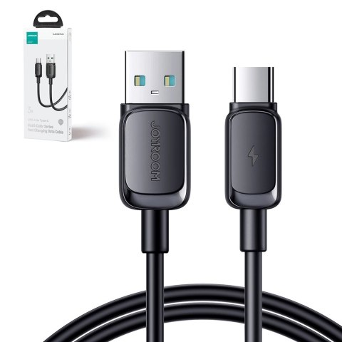Kabel Joyroom Multi-Color Series A14 USB-A / USB-C 3A 1.2 m - czarny