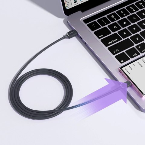 Kabel Joyroom Multi-Color Series A14 USB-A / USB-C 3A 1.2 m - czarny