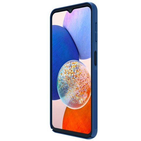 Nillkin CamShield Case etui do Samsung Galaxy A14 5G / Galaxy A14 pokrowiec z osłoną na aparat niebieskie Nillkin CamShield Case etui do Samsung Galaxy A14 5G / Galaxy A14 pokrowiec z osłoną na aparat niebieskie