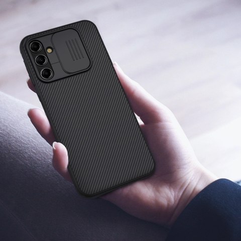 Nillkin CamShield Case etui do Samsung Galaxy A14 5G / Galaxy A14 pokrowiec z osłoną na aparat niebieskie Nillkin CamShield Case etui do Samsung Galaxy A14 5G / Galaxy A14 pokrowiec z osłoną na aparat niebieskie
