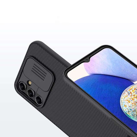 Nillkin CamShield Case etui do Samsung Galaxy A14 5G / Galaxy A14 pokrowiec z osłoną na aparat niebieskie Nillkin CamShield Case etui do Samsung Galaxy A14 5G / Galaxy A14 pokrowiec z osłoną na aparat niebieskie