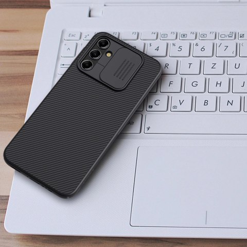 Nillkin CamShield Case etui do Samsung Galaxy A14 5G / Galaxy A14 pokrowiec z osłoną na aparat niebieskie Nillkin CamShield Case etui do Samsung Galaxy A14 5G / Galaxy A14 pokrowiec z osłoną na aparat niebieskie