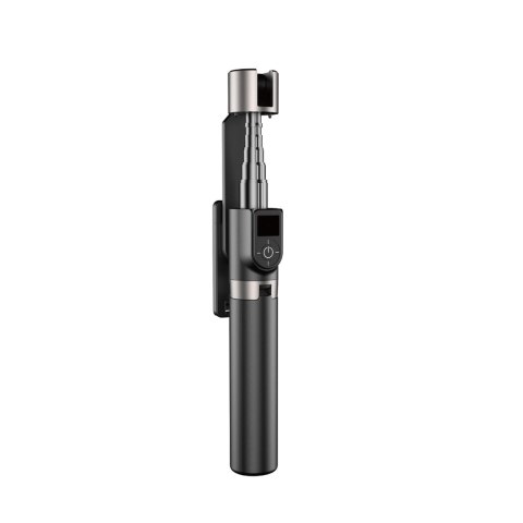 Selfie stick / kijek teleskopowy ze statywem Dudao F18B - czarny Selfie stick / kijek teleskopowy ze statywem Dudao F18B - czarny