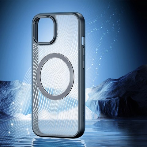 Etui Dux Ducis Aimo Mag z MagSafe na iPhone 15 Plus - czarne Etui Dux Ducis Aimo Mag z MagSafe na iPhone 15 Plus - czarne