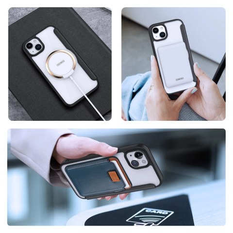 Etui Dux Ducis Skin X Pro na iPhone 15 z MagSafe i klapką - czarne Etui Dux Ducis Skin X Pro na iPhone 15 z MagSafe i klapką - czarne