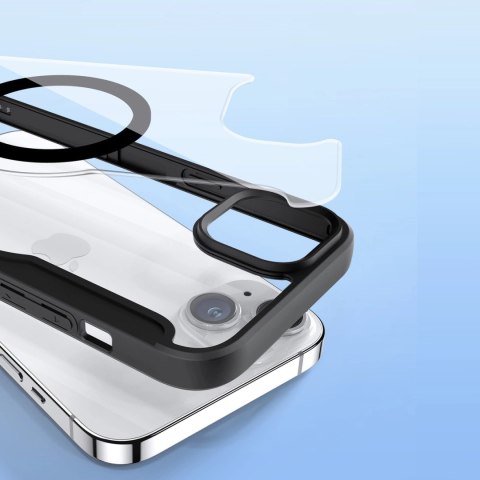 Etui Dux Ducis Skin X Pro na iPhone 15 z MagSafe i klapką - czarne Etui Dux Ducis Skin X Pro na iPhone 15 z MagSafe i klapką - czarne