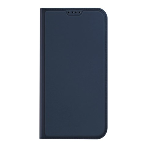 Etui do iPhone 15 Pro pokrowiec z klapką i portfelem Dux Ducis Skin Pro - niebieski Etui do iPhone 15 Pro pokrowiec z klapką i portfelem Dux Ducis Skin Pro - niebieski
