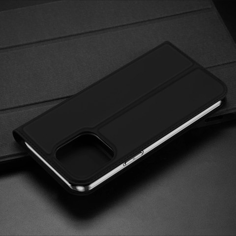 Etui do iPhone 15 Pro pokrowiec z klapką i portfelem Dux Ducis Skin Pro - niebieski Etui do iPhone 15 Pro pokrowiec z klapką i portfelem Dux Ducis Skin Pro - niebieski