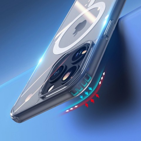 Etui do iPhone 15 Pro z MagSafe Dux Ducis Clin - przezroczyste Etui do iPhone 15 Pro z MagSafe Dux Ducis Clin - przezroczyste