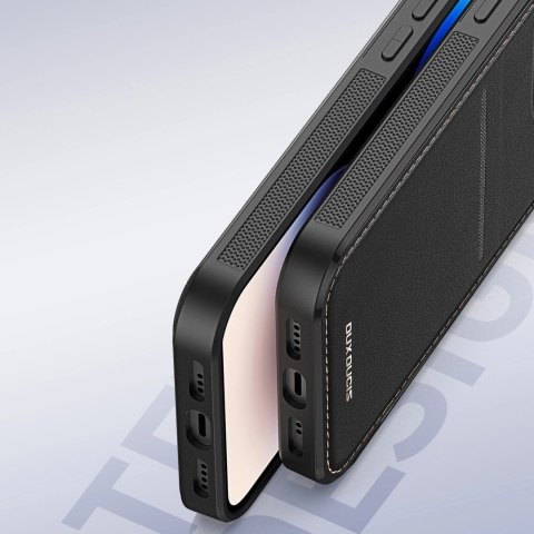 Etui portfel Dux Ducis Rafi Mag z podstawką 3w1 do iPhone 14 Pro z MagSafe i blokadą RFID - czarne Etui portfel Dux Ducis Rafi Mag z podstawką 3w1 do iPhone 14 Pro z MagSafe i blokadą RFID - czarne