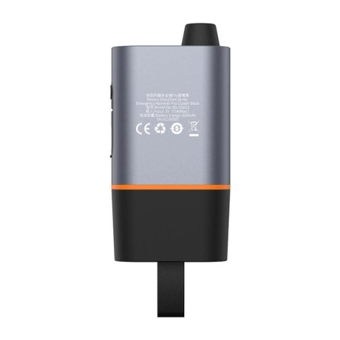 Młotek bezpieczeństwa Baseus SharpTool - czarny Młotek bezpieczeństwa Baseus SharpTool - czarny