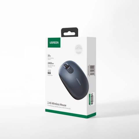 Myszka bezprzewodowa USB 2.4GHz Ugreen MU105 - granatowa Myszka bezprzewodowa USB 2.4GHz Ugreen MU105 - granatowa