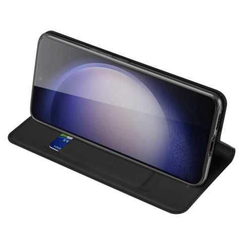 Etui portfel z podstawką do Samsung Galaxy S23 FE Dux Ducis Skin Pro - czarne Etui portfel z podstawką do Samsung Galaxy S23 FE Dux Ducis Skin Pro - czarne