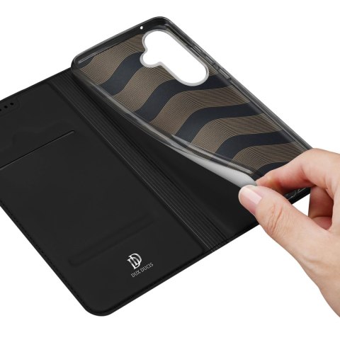 Etui portfel z podstawką do Samsung Galaxy S23 FE Dux Ducis Skin Pro - czarne Etui portfel z podstawką do Samsung Galaxy S23 FE Dux Ducis Skin Pro - czarne