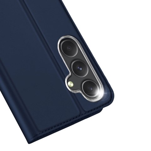 Etui portfel z podstawką do Samsung Galaxy S23 FE Dux Ducis Skin Pro - niebieskie
