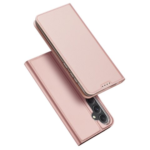 Etui portfel z podstawką do Samsung Galaxy S23 FE Dux Ducis Skin Pro - różowe Etui portfel z podstawką do Samsung Galaxy S23 FE Dux Ducis Skin Pro - różowe