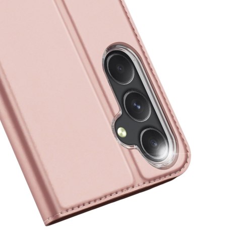 Etui portfel z podstawką do Samsung Galaxy S23 FE Dux Ducis Skin Pro - różowe Etui portfel z podstawką do Samsung Galaxy S23 FE Dux Ducis Skin Pro - różowe