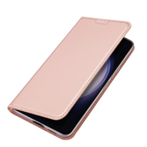 Etui portfel z podstawką do Samsung Galaxy S23 FE Dux Ducis Skin Pro - różowe Etui portfel z podstawką do Samsung Galaxy S23 FE Dux Ducis Skin Pro - różowe