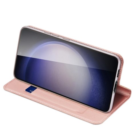Etui portfel z podstawką do Samsung Galaxy S23 FE Dux Ducis Skin Pro - różowe Etui portfel z podstawką do Samsung Galaxy S23 FE Dux Ducis Skin Pro - różowe