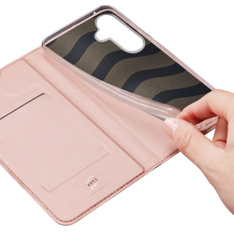 Etui portfel z podstawką do Samsung Galaxy S23 FE Dux Ducis Skin Pro - różowe Etui portfel z podstawką do Samsung Galaxy S23 FE Dux Ducis Skin Pro - różowe
