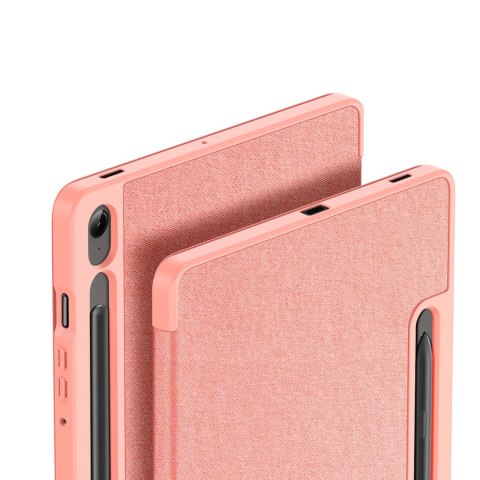 Etui z ekoskóry Dux Ducis Domo z podstawką do Samsung Tab S9 FE+ - różowe Etui z ekoskóry Dux Ducis Domo z podstawką do Samsung Tab S9 FE+ - różowe