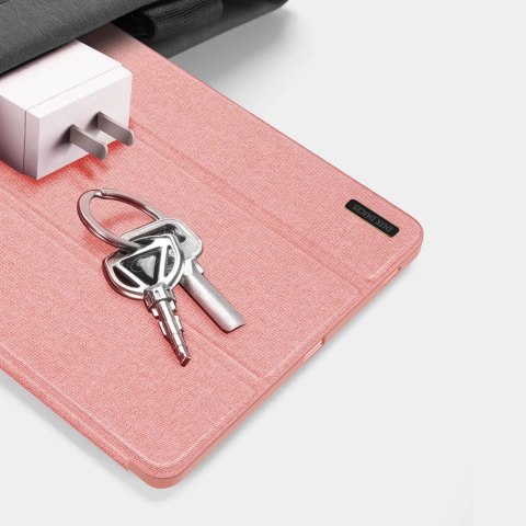 Etui z ekoskóry Dux Ducis Domo z podstawką do Samsung Tab S9 FE+ - różowe Etui z ekoskóry Dux Ducis Domo z podstawką do Samsung Tab S9 FE+ - różowe