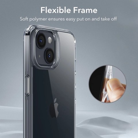 Etui ESR Ice Shield na iPhone 15 Plus - przezroczyste