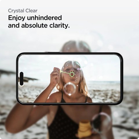 Szkło hartowane Spigen ALM Glass FC na iPhone 15 Plus - czarne 2 szt. Szkło hartowane Spigen ALM Glass FC na iPhone 15 Plus - czarne 2 szt.