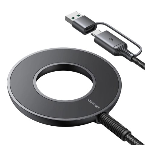 Joyroom bezprzewodowa ładowarka magnetyczna 15W czarna (JR-WQM03) Joyroom bezprzewodowa ładowarka magnetyczna 15W czarna (JR-WQM03)
