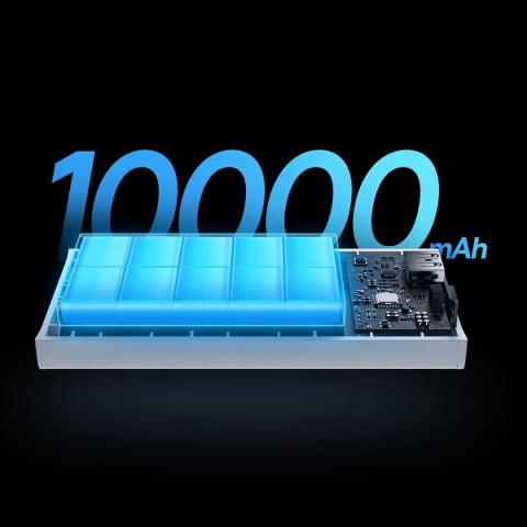 Powerbank Baseus Adaman2 z wyświetlaczem cyfrowym 2x USB-A / 1x USB-C 10000mAh 30W - biały Powerbank Baseus Adaman2 z wyświetlaczem cyfrowym 2x USB-A / 1x USB-C 10000mAh 30W - biały