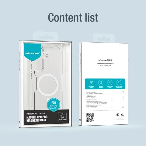 Etui Nillkin Nature Pro pancerne z magnetycznym ringiem do Samsung Galaxy S24+ - białe Etui Nillkin Nature Pro pancerne z magnetycznym ringiem do Samsung Galaxy S24+ - białe