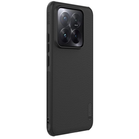 Wzmocnione etui Nillkin Super Frosted Shield Pro do Xiaomi 14 Pro - czarny Wzmocnione etui Nillkin Super Frosted Shield Pro do Xiaomi 14 Pro - czarny