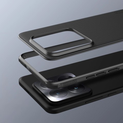 Wzmocnione etui Nillkin Super Frosted Shield Pro do Xiaomi 14 Pro - czarny Wzmocnione etui Nillkin Super Frosted Shield Pro do Xiaomi 14 Pro - czarny