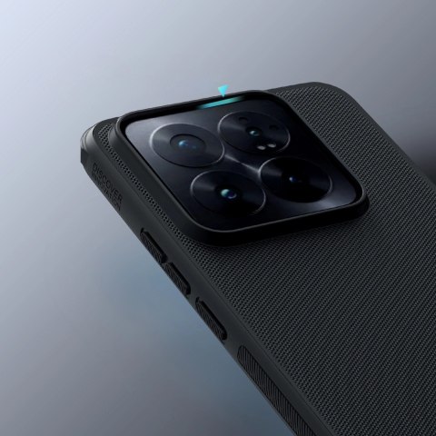 Wzmocnione etui Nillkin Super Frosted Shield Pro do Xiaomi 14 Pro - czarny Wzmocnione etui Nillkin Super Frosted Shield Pro do Xiaomi 14 Pro - czarny