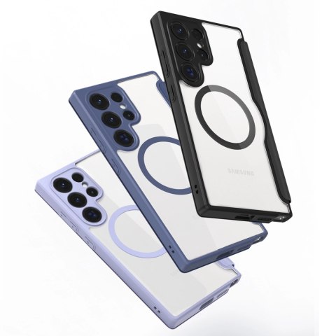 Etui Dux Ducis Skin X Pro na Samsung Galaxy S24 Ultra z MagSafe i klapką - czarne Etui Dux Ducis Skin X Pro na Samsung Galaxy S24 Ultra z MagSafe i klapką - czarne