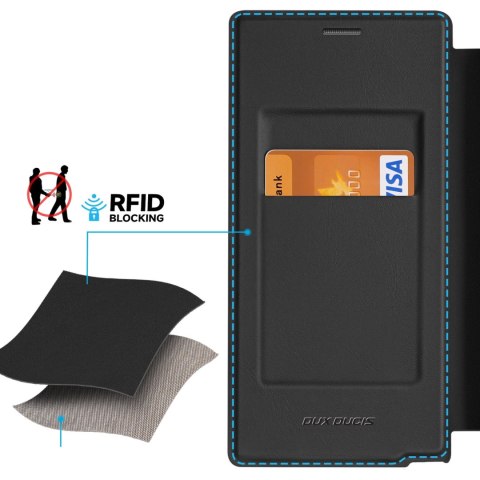 Etui Dux Ducis Skin X Pro na Samsung Galaxy S24 Ultra z MagSafe i klapką - czarne Etui Dux Ducis Skin X Pro na Samsung Galaxy S24 Ultra z MagSafe i klapką - czarne