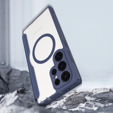 Etui Dux Ducis Skin X Pro na Samsung Galaxy S24 Ultra z MagSafe i klapką - niebieskie Etui Dux Ducis Skin X Pro na Samsung Galaxy S24 Ultra z MagSafe i klapką - niebieskie