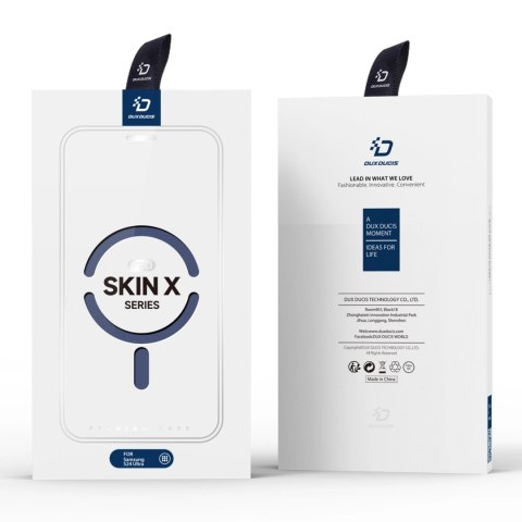 Etui Dux Ducis Skin X Pro na Samsung Galaxy S24 Ultra z MagSafe i klapką - niebieskie Etui Dux Ducis Skin X Pro na Samsung Galaxy S24 Ultra z MagSafe i klapką - niebieskie
